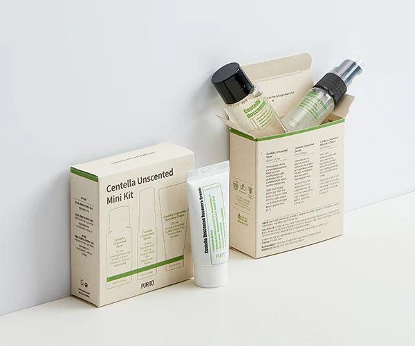 Kbeauty Glass Skin Purito Centella Unscented Line Travel Kit (mini) 