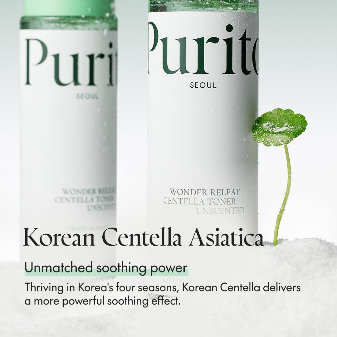 Kbeauty Glass Skin Purito Wonder Releaf Centella Toner Unscented 200ml 