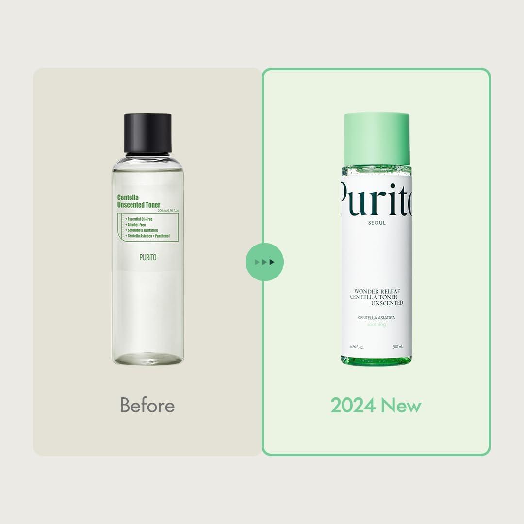 Kbeauty Glass Skin Purito Wonder Releaf Centella Toner Unscented 200ml 