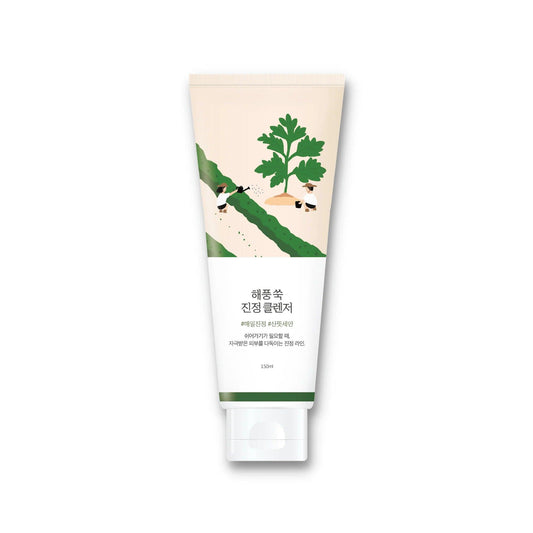 Kbeauty Glass Skin Round Lab Mugwort Calming Cleanser 150ml 