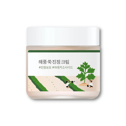 Kbeauty Glass Skin Round Lab Mugwort Calming Cream 80ml 