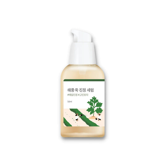 Kbeauty Glass Skin Round Lab Mugwort Calming Serum 50ml 