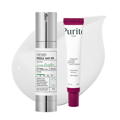 [Combo Deal] VT Reedle Shot 300 50ml + Purito Timeless Bloom Retinol Spot Cream 30ml