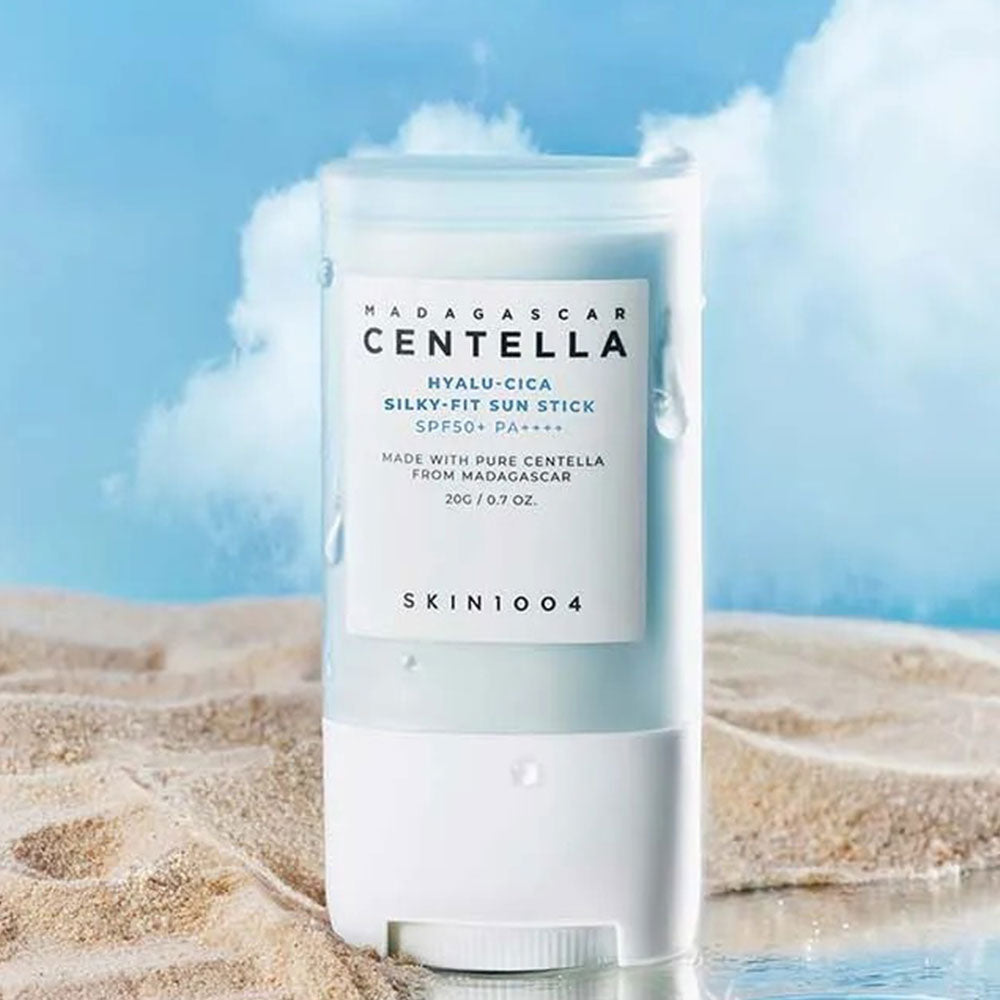 Kbeauty Glass Skin SKIN1004 Madagascar Centella Hyalu-cica Silky-fit Sun Stick 20g 