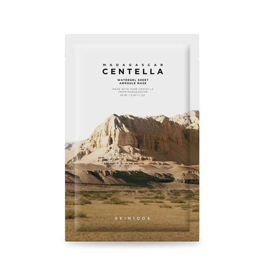 Kbeauty Glass Skin SKIN1004 Madagascar Centella Watergel Sheet Ampoule Mask (5ea) 