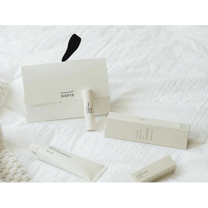 Wholesale Quantity Discount Bulk Pack Kbeauty Glass Skin Sioris Organic Hand & Lip Care Set 