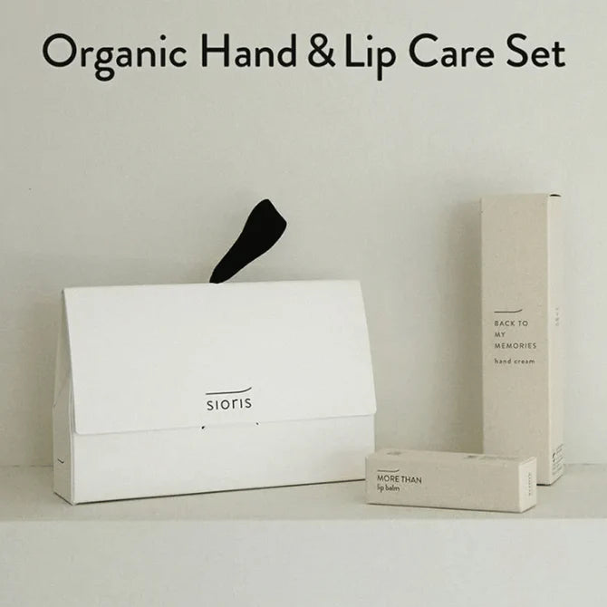 Wholesale Quantity Discount Bulk Pack Kbeauty Glass Skin Sioris Organic Hand & Lip Care Set 