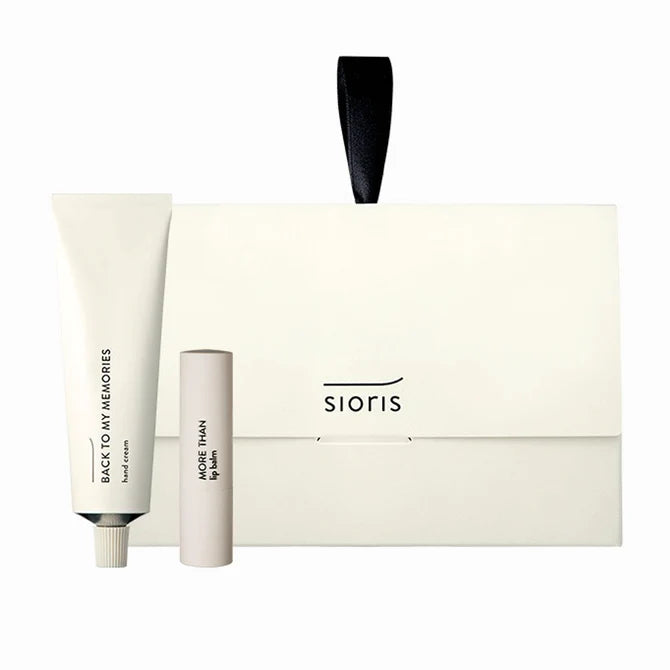 Wholesale Quantity Discount Bulk Pack Kbeauty Glass Skin Sioris Organic Hand & Lip Care Set 