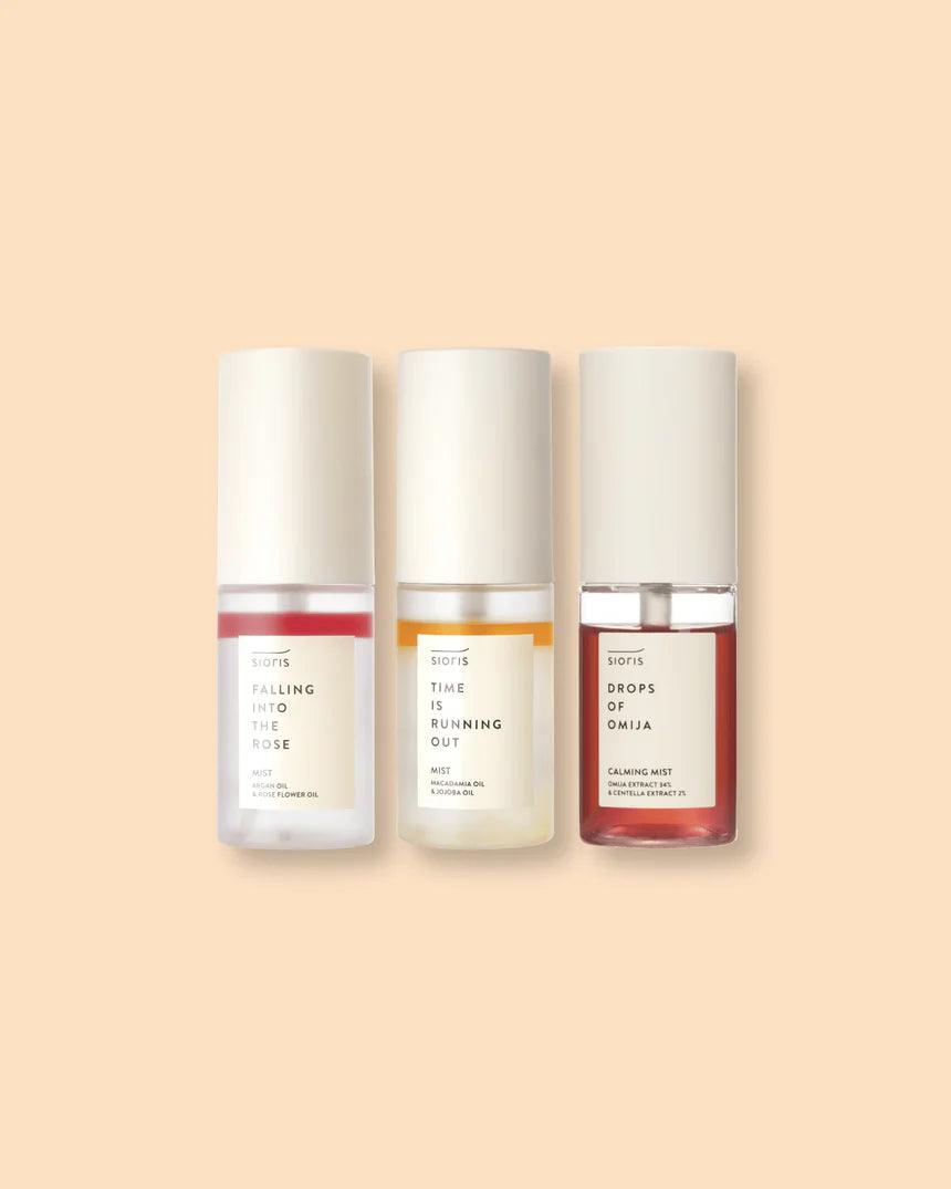 Kbeauty Glass Skin Sioris Seasonal Scent Facial Mist Trio Set 