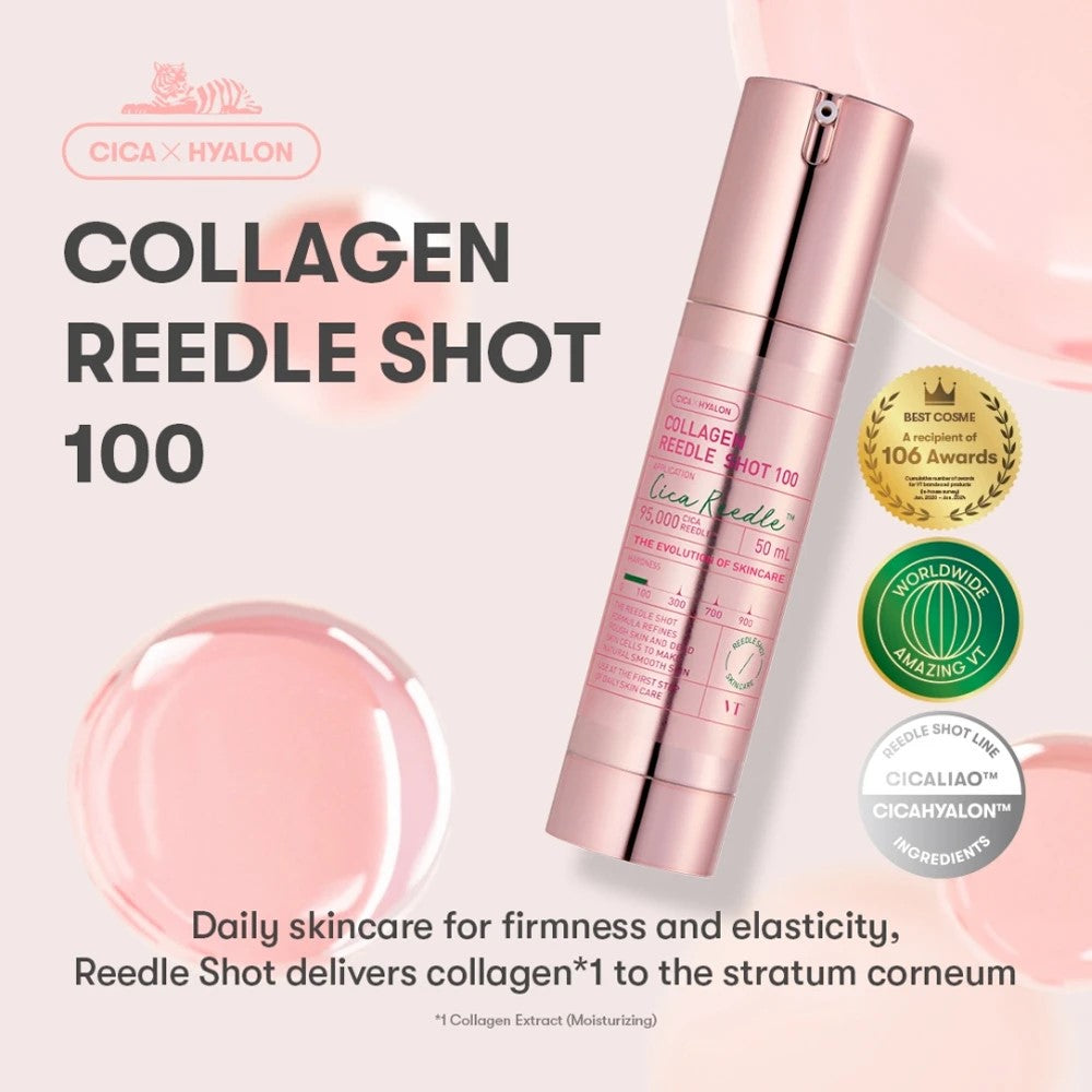 Kbeauty Glass Skin VT Collagen Reedle Shot 100 50ml 