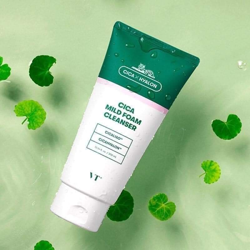 Kbeauty Glass Skin VT Cica Mild Foam Cleanser 300ml 