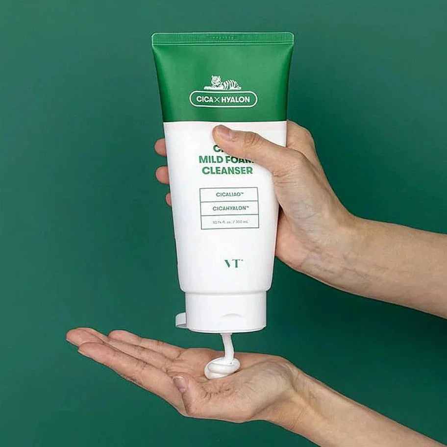 Kbeauty Glass Skin VT Cica Mild Foam Cleanser 300ml 