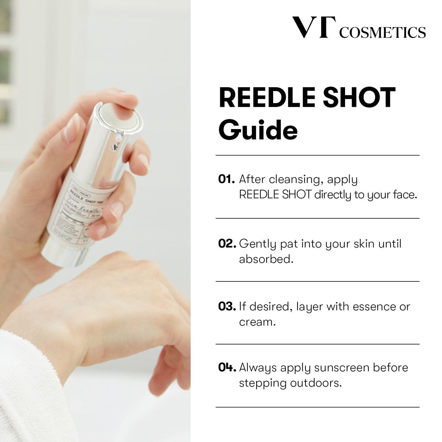 [Combo Deal] VT Reedle Shot 300 50ml + Purito Timeless Bloom Retinol Spot Cream 30ml