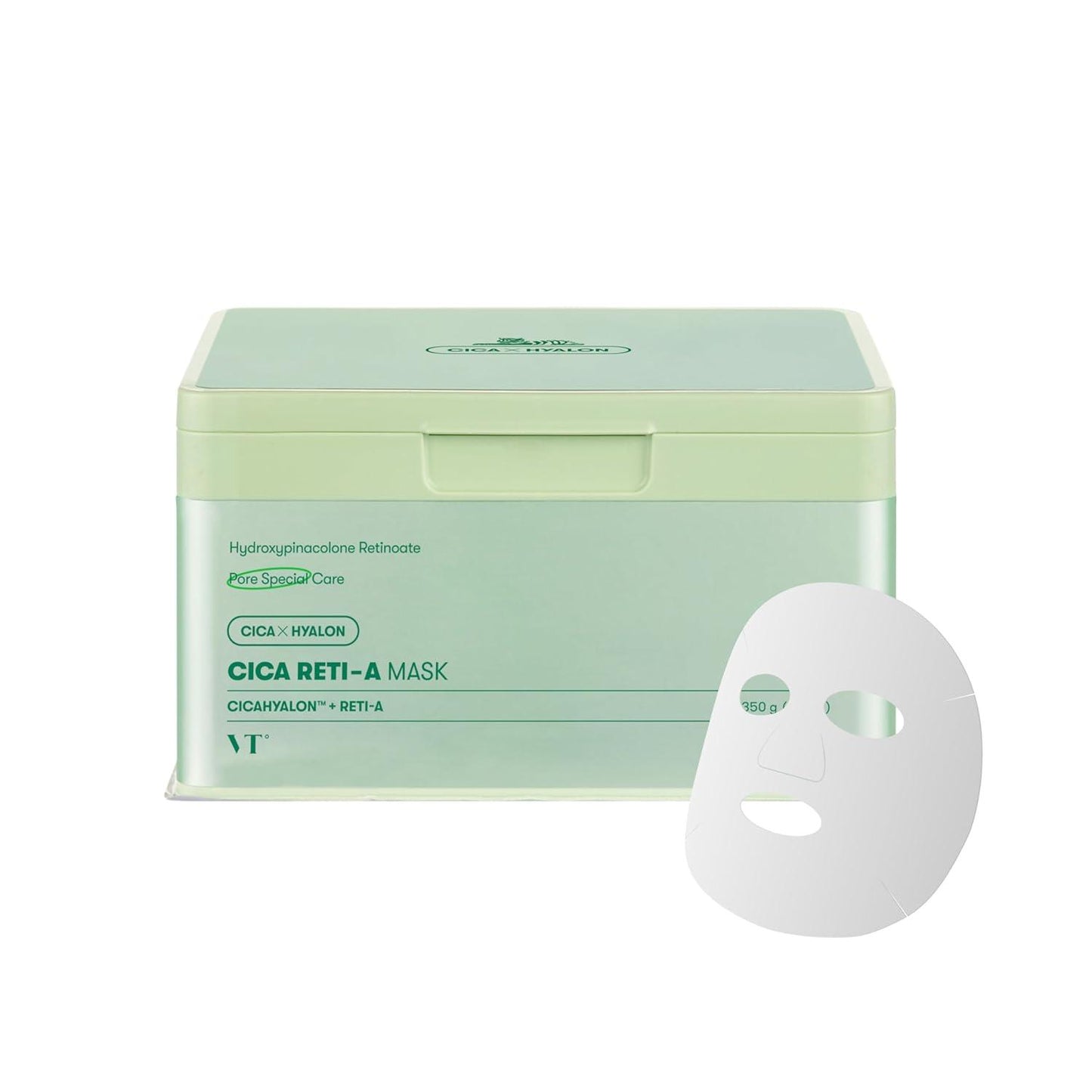 Kbeauty Glass Skin VT Cica Reti-a Mask 30ea 