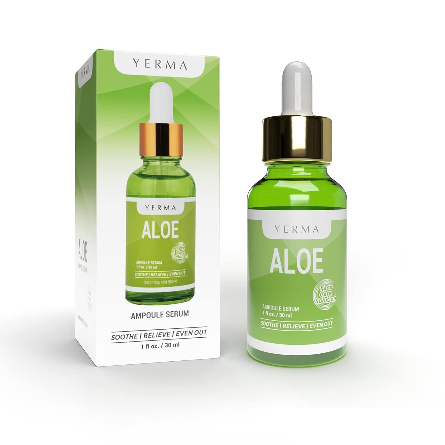 Kbeauty Glass Skin Yerma Ampoule Serum Aloe Soothe