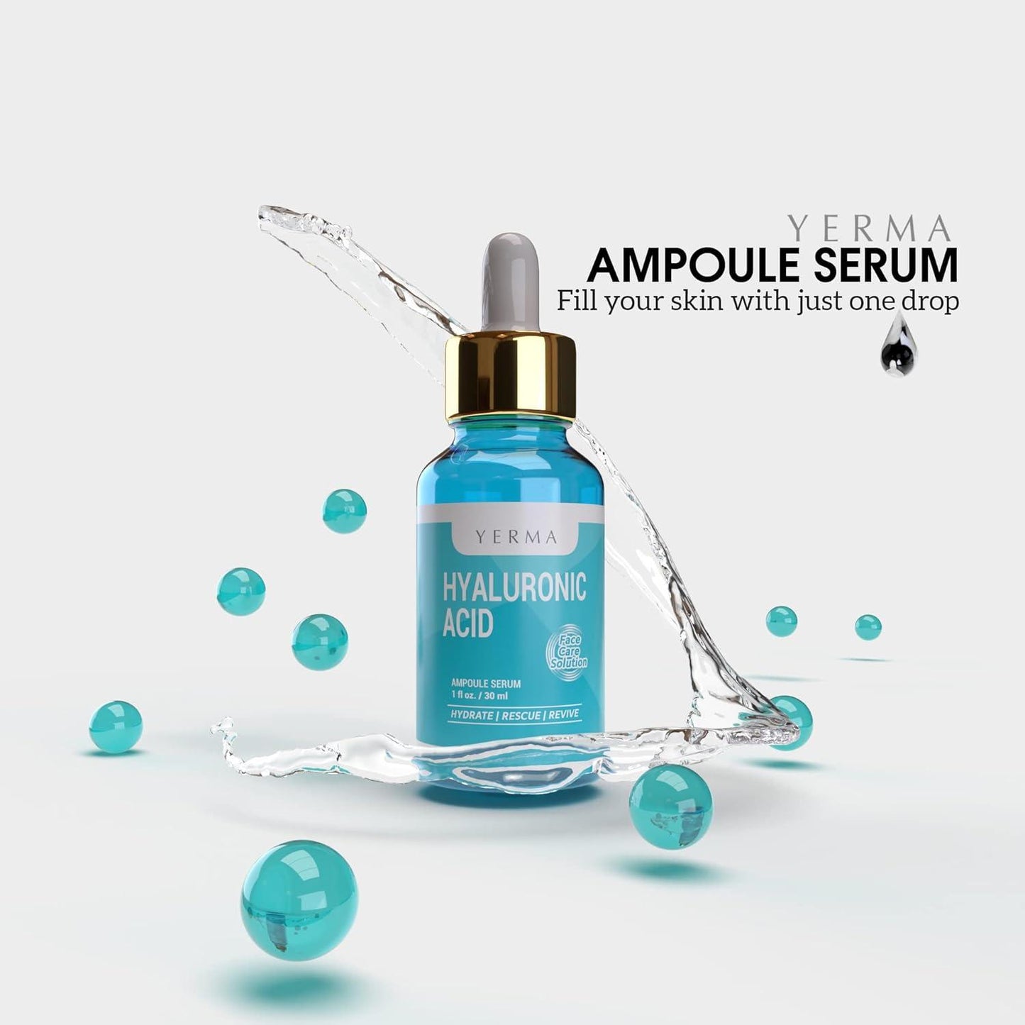 Kbeauty Glass Skin Yerma Ampoule Serum Hyaluronic Acid Hydrate