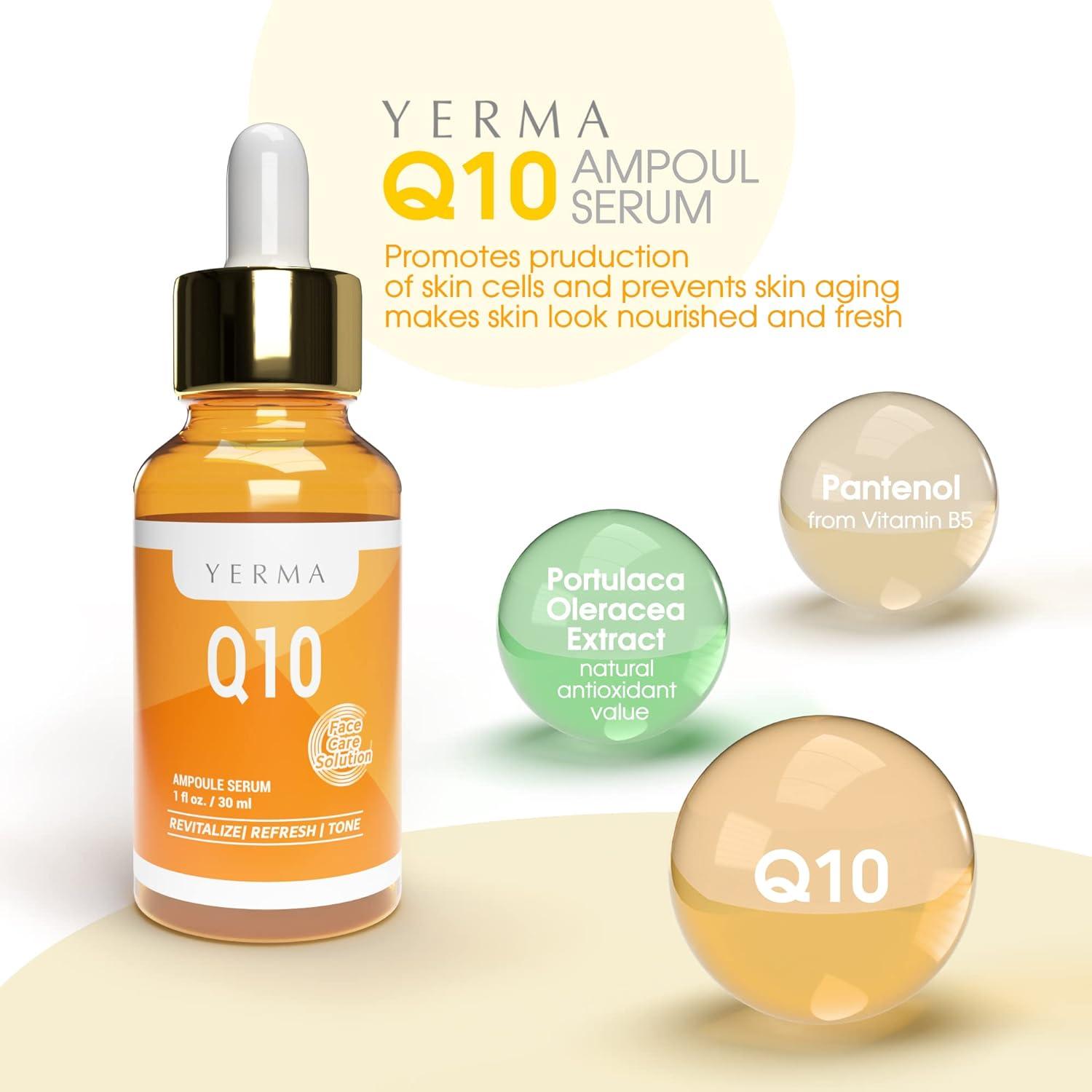 Kbeauty Glass Skin Yerma Ampoule Serum Q10 Revitalize