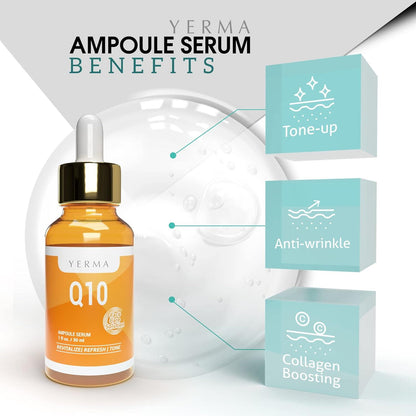 Kbeauty Glass Skin Yerma Ampoule Serum Q10 Revitalize