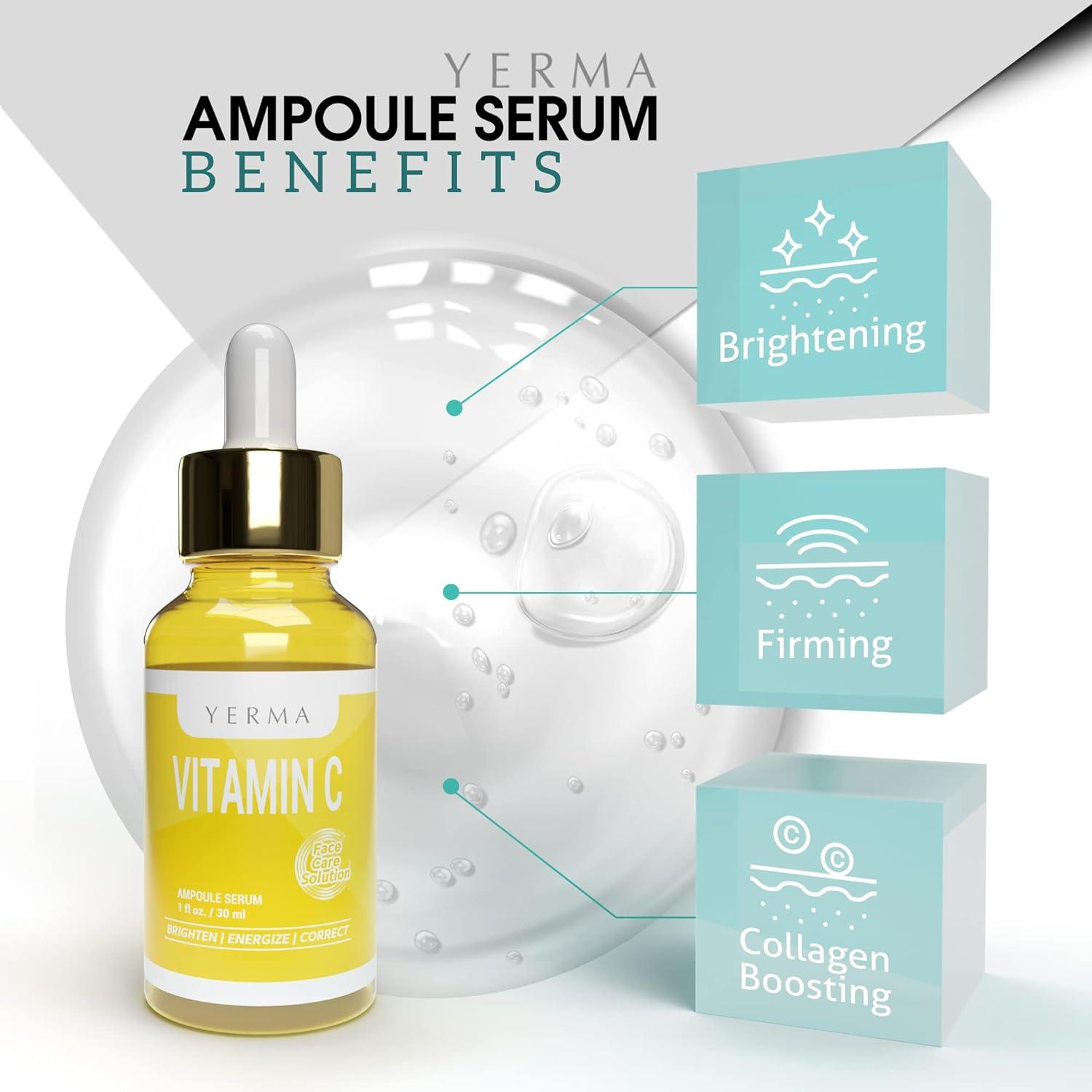 Kbeauty Glass Skin Yerma Ampoule Serum Vitamin C Energize