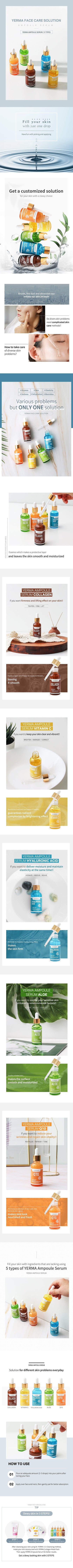 Kbeauty Glass Skin Yerma Ampoule Serum Vitamin C Energize