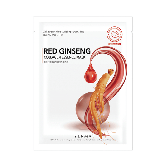 Kbeauty Glass Skin Yerma Collagen Essence Mask (ginseng) Health