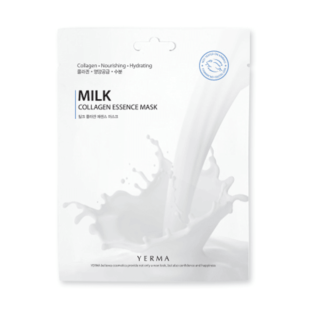 Kbeauty Glass Skin Yerma Collagen Essence Mask (milk) Collagen