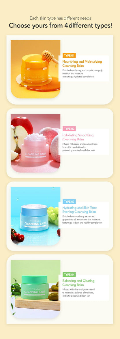 Kbeauty Glass Skin Yerma Exfoliating & Smoothing Cleansing Balm Cleansing Balm