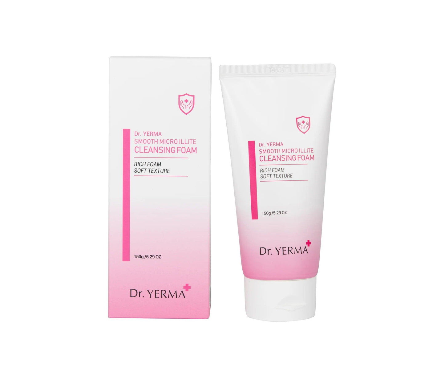 Kbeauty Glass Skin Yerma Smooth Micro Illite Cleansing Foam Clears Pores, removing sebum and impurities.