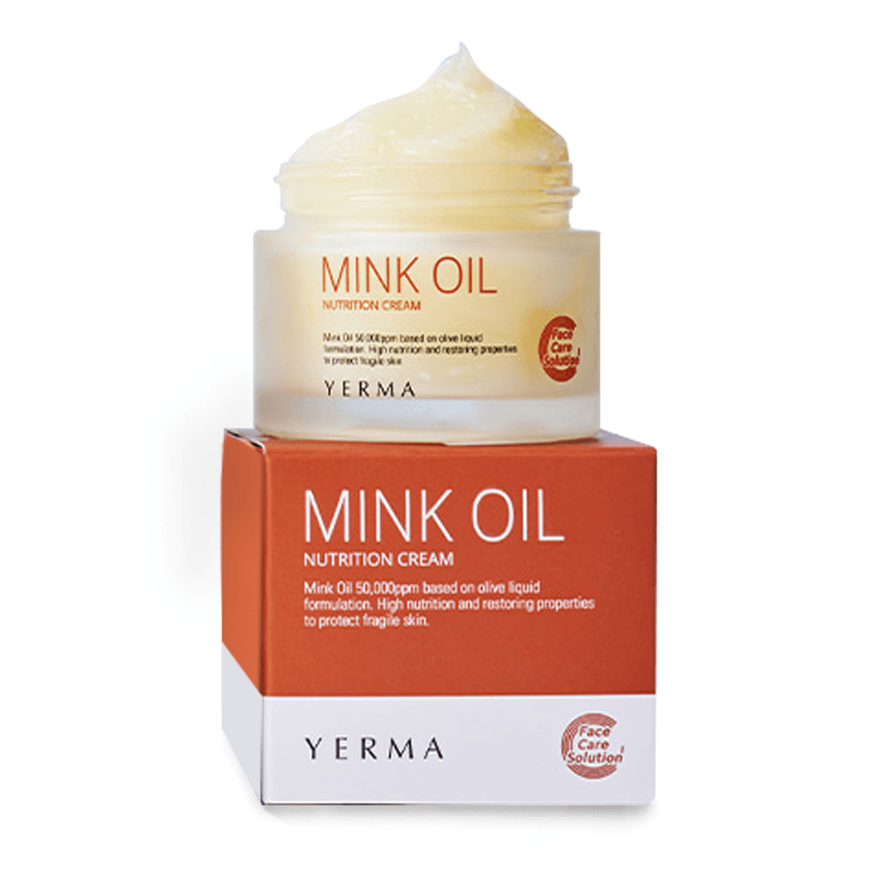 Kbeauty Glass Skin Yerma Mink Oil Moisturizing Multi Cream Mink Oil Extract