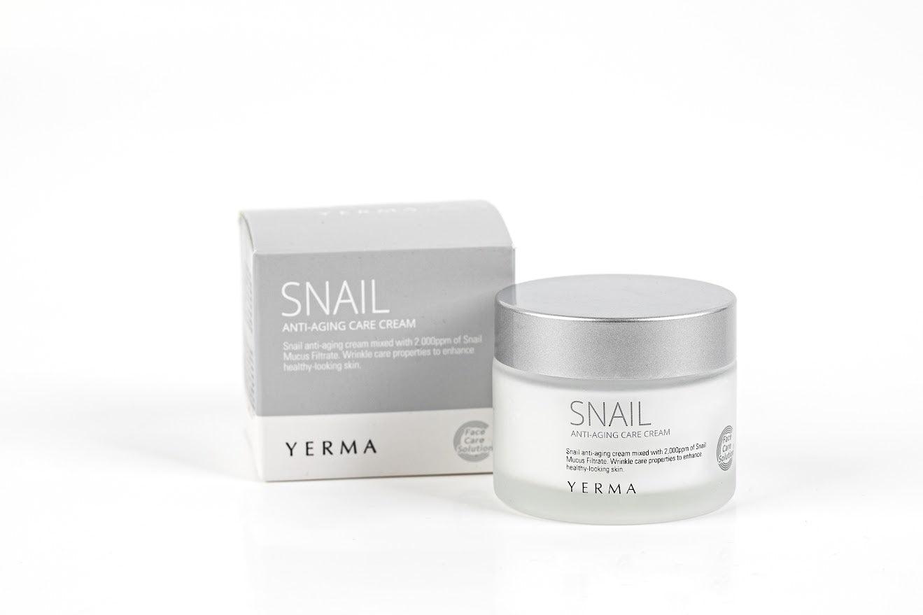 Kbeauty Glass Skin Yerma Snail Anti-aging Care Cream Snail Mucus Filtrate