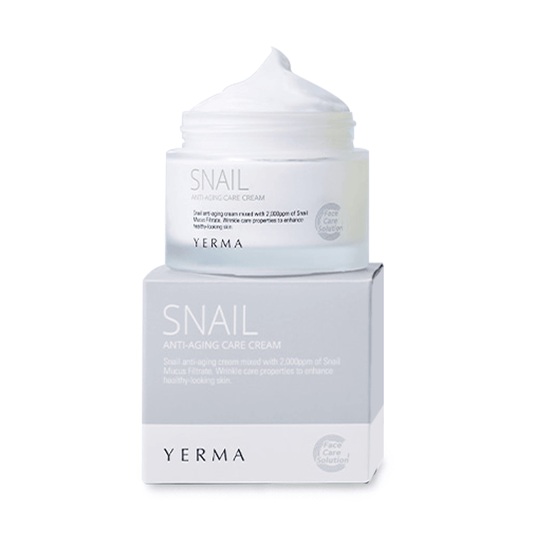 Kbeauty Glass Skin Yerma Snail Anti-aging Care Cream Snail Mucus Filtrate