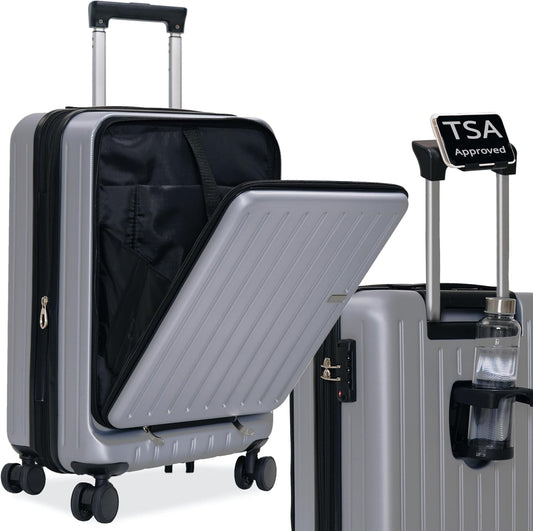 Carry-on Luggage by MAITO - Hardside Lightweight Carry on Luggage with Spinner Wheels